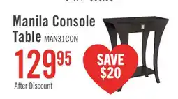 The Brick Manila 19.5 Accent Table with Drawer - Brown offer