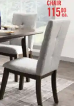 The Brick Chelsea Dining Chair with Linen-Look Fabric - Taupe offer