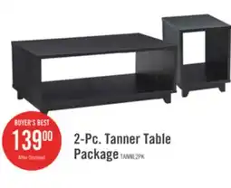 The Brick Tanner 2-Pack Table Package – Matte Black offer