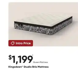 Sleep Country Kingsdown Studio Brio Mattress offer