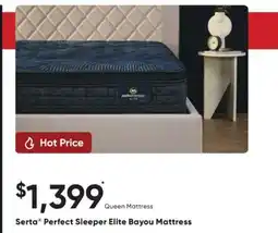 Sleep Country Serta Perfect Sleeper Elite Bayou Mattress offer