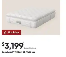Sleep Country Beautyrest Trilliant 50 Mattress offer