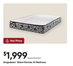 Sleep Country Kingsdown Silent Partner X1 Mattress offer