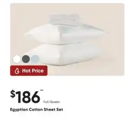 Sleep Country Egyptian Cotton Sheet Set offer