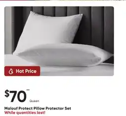 Sleep Country Malouf Protect Pillow Protector Set offer