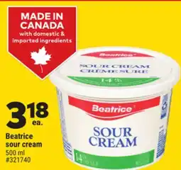 Giant Tiger Beatrice sour cream offer