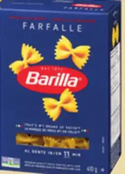 Giant Tiger Barilla pasta offer