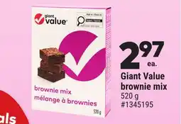 Giant Tiger Giant Value brownie mix offer