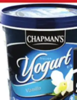 Giant Tiger Chapman's frozen yogurt offer