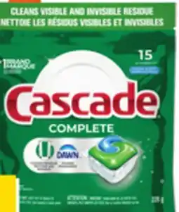 Giant Tiger Cascade dishwasher tabs offer