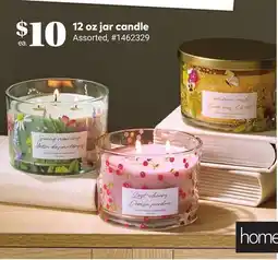 Giant Tiger 12 oz jar candle offer