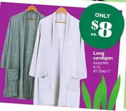 Giant Tiger Long cardigan offer