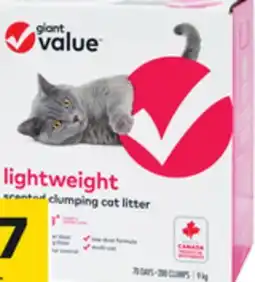 Giant Tiger Giant Value Cat Litter offer