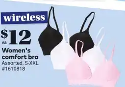 Giant Tiger Women's comfort bra offer