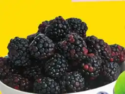 Giant Tiger blackberries offer