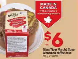 Giant Tiger Giant Tiger Marché Super Cinnamon coffee cake offer