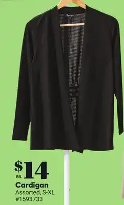 Giant Tiger Cardigan offer