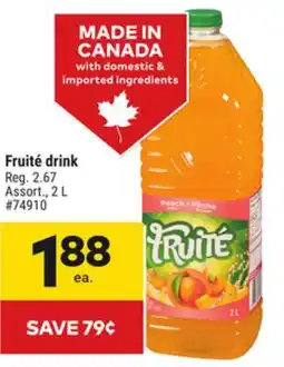 Giant Tiger Fruité drink offer