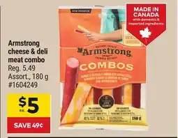 Giant Tiger Armstrong cheese & deli meat combo offer