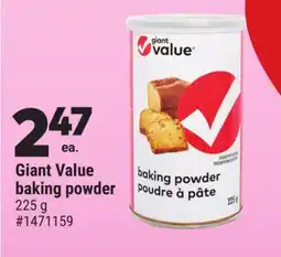 Giant Tiger Giant Value baking powder offer