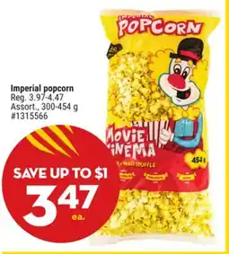 Giant Tiger Imperial popcorn offer