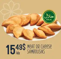 Marché Adonis Meat or cheese sambousiks offer