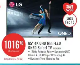 The Brick LG 65 QNED80 QNED 4K UHD Smart webOS TV (65QNED80AUA.ACC) - 2025 Model offer