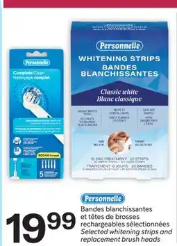 Brunet PERSONNELLE BANDES BLANCHISSANTES ET TÊTES DE BROSSES RECHARGEABLES SÉLECTIONNÉES offer