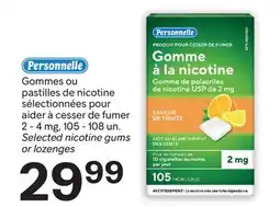 Brunet Personnelle Gommes ou pastilles de nicotine sélectionnées pour aider à cesser de fumer offer