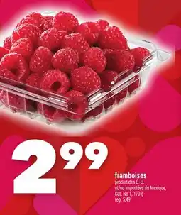 Marche Ami framboises offer