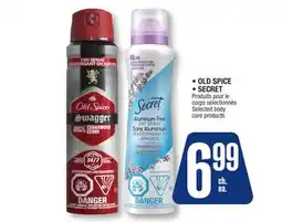 Jean Coutu OLD SPICE OR SECRET Selected body care products offer