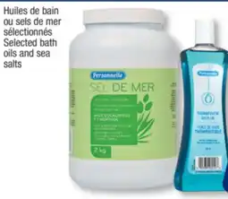 Jean Coutu PERSONNELLE Selected bath oils and sea salts offer