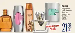 Jean Coutu GUESS Selected fragrances offer