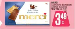 Jean Coutu MERCI Assorted chocolates offer