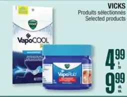 Jean Coutu VICKS Selected products offer