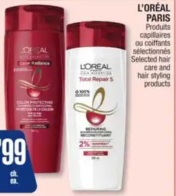 Jean Coutu L'ORÉAL PARIS Selected hair care and hair styling products offer