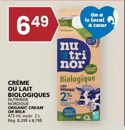 Rachelle-Bery Grocery NORDIQUE ORGANIC CREAM OR MILK offer