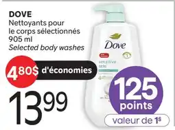 Brunet DOVE Nettoyants pour le corps sélectionnés offer