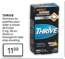 Brunet THRIVE Gommes ou pastilles pour aider à cesser de fumer offer