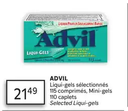 Brunet ADVIL Liqui-gels sélectionnés offer