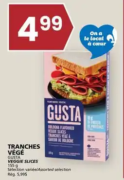 Rachelle-Bery Grocery GUSTA VEGGIE SLICES offer