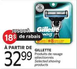 Brunet GILLETTE Produits de rasage sélectionnés offer