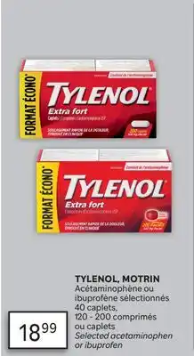 Brunet TYLENOL, MOTRIN Acétaminophène ou ibuprofène sélectionnés offer