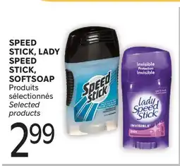 Brunet SPEED STICK, LADY SPEED STICK, SOFTSOAP Produits sélectionnés offer