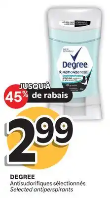 Brunet DEGREE Antisudorifiques sélectionnés offer