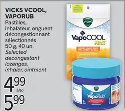 Brunet VICKS VCOOL, VAPORUB Pastilles, inhalateur, onguent décongestionnant sélectionnés offer