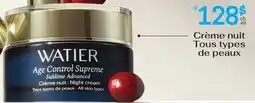 Uniprix WATIER Crème nuit Tous types de peaux offer