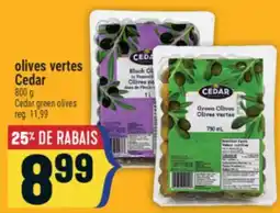 Marché Adonis OLIVES VERTES CEDAR | CEDAR GREEN OLIVES offer