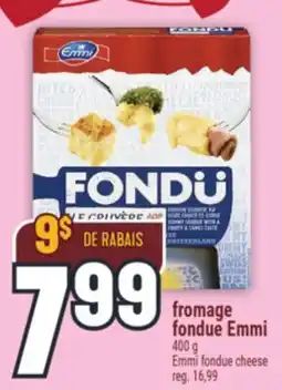 Marché Adonis FROMAGE FONDUE EMMI | EMMI FONDUE CHEESE offer