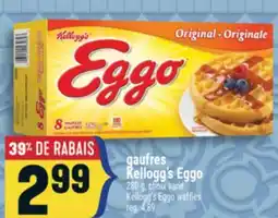 Marché Adonis GAUFRES KELLOGG'S EGGO | KELLOGG'S EGGO WAFFLES offer